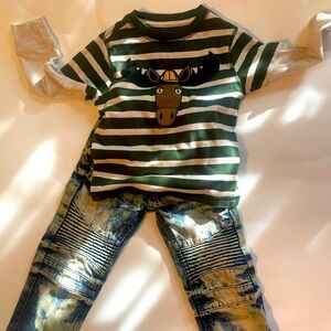 California Republic jeans and j khaki top